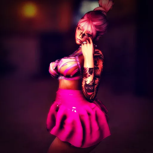 Second Life Escort Chineda - European with south-east asian roots on Dark Nights
