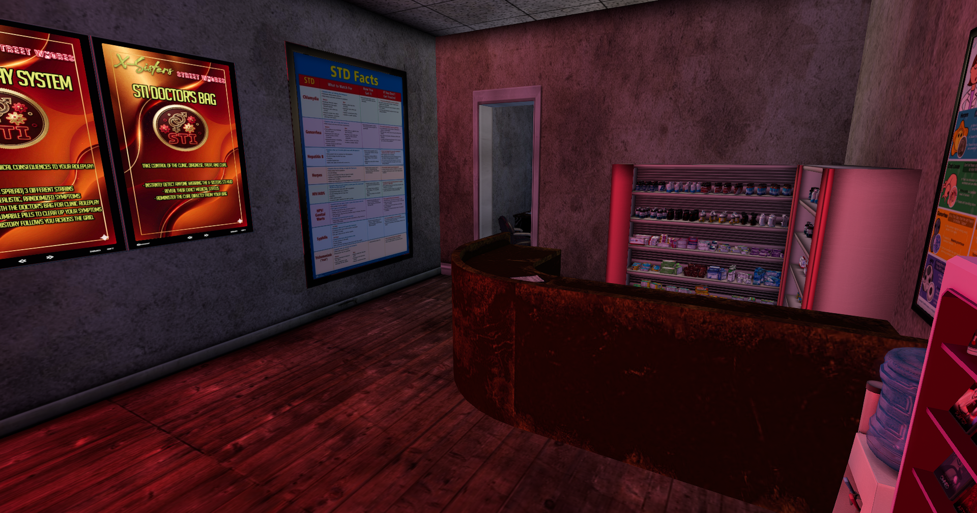 Second Life Medical Roleplay STI Clinic