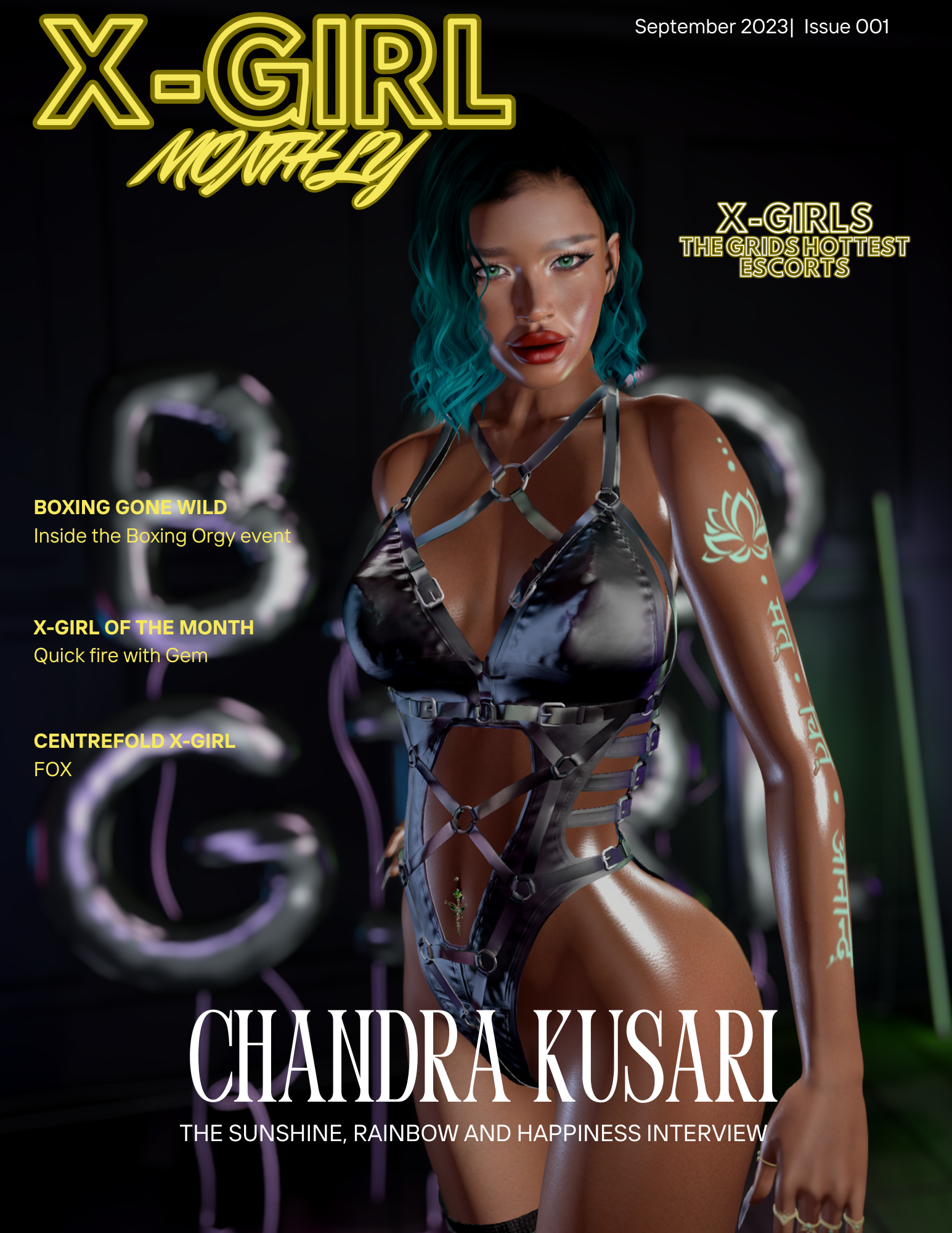 X-Girls Exposed: Issue 01 - September 2023 Cover