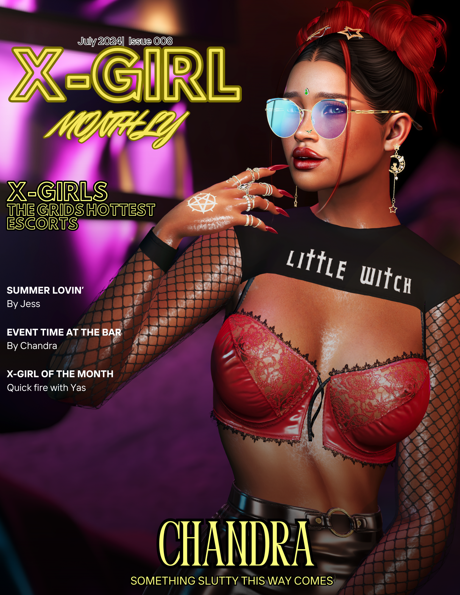 X-Girls Exposed: Issue 08 - July 2024 Cover
