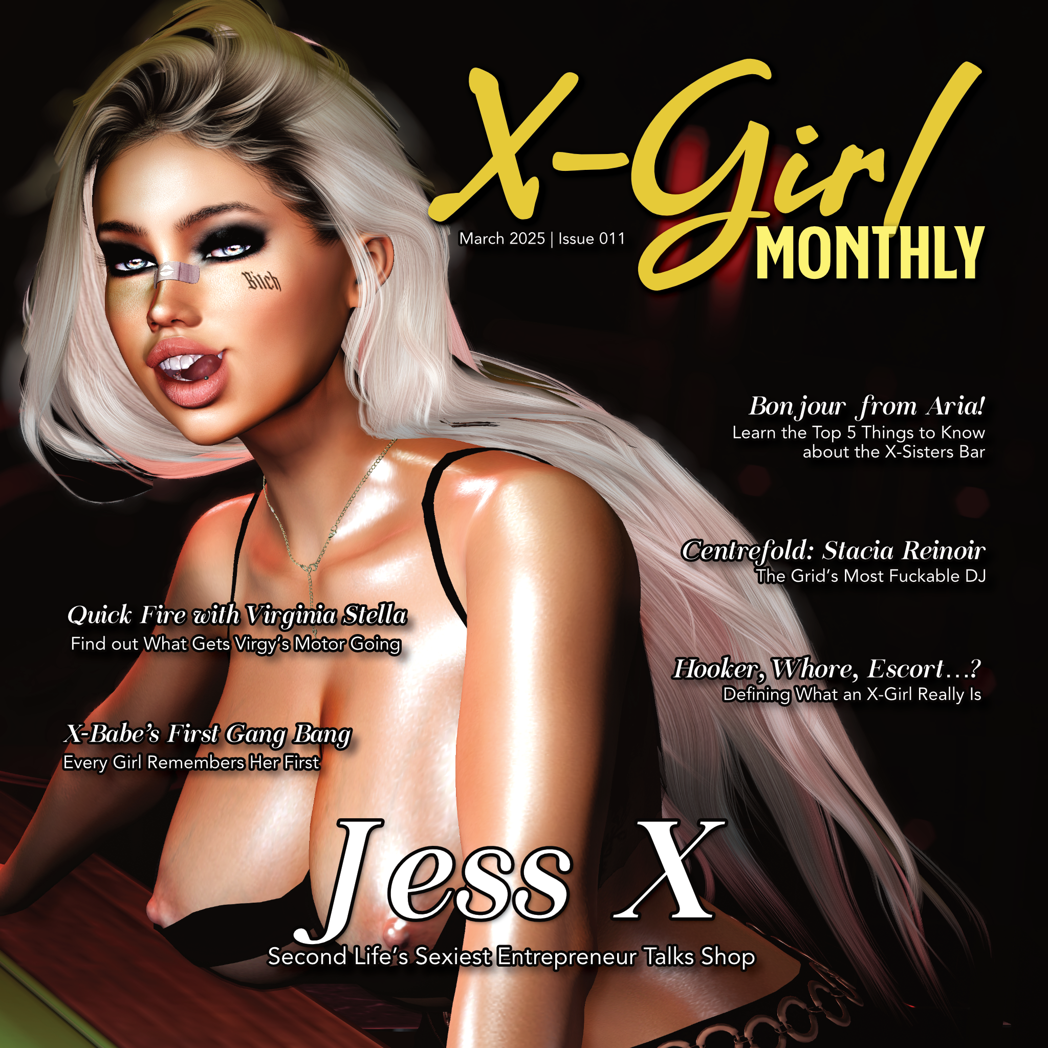 X-Girls Exposed: Issue 11 - March 2025 Cover